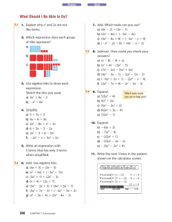 MFM 1PI unit 7 review