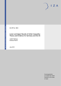 Lower and Upper Bounds of Unfair Inequality: Theory and Evidence