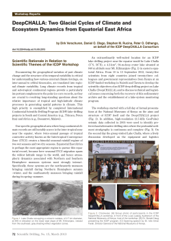 DeepCHALLA: Two Glacial Cycles of Climate and Ecosystem