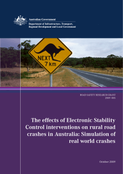 The effects of Electronic Stability Control interventions on rural road