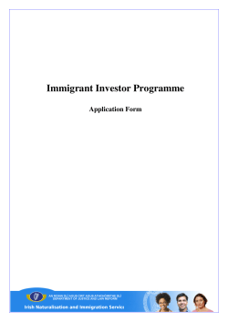 Immigrant Investor Programme