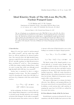 Ideal Kinetics Study of The 585.4