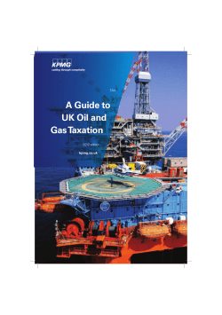 A Guide to UK Oil and Gas Taxation
