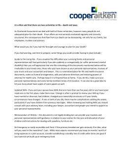 It is often said that there are two certainties in life &ndash; death and taxes