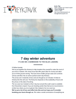 7 day winter adventure
