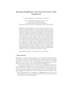 Boosting MapReduce with Network