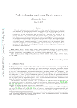 Matrix integrals and Hurwitz numbers