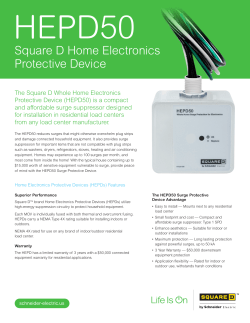 Square D Home Electronics Protective Device