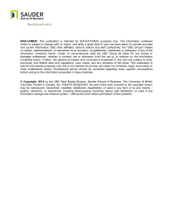 Introduction to Excel: Orientation and Tools