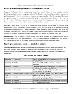 Grade 4 Student SCA Application