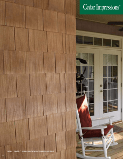 Siding: Double 7" Straight Edge Perfection Shingles in rustic blend.