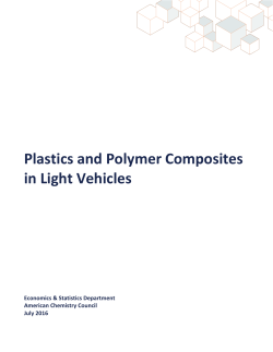 Plastics and Polymer Composites in Light Vehicles