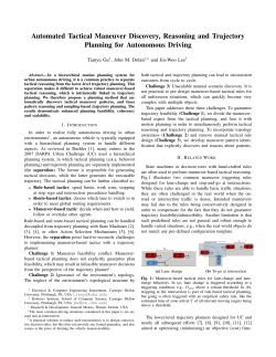 Automated Tactical Maneuver Discovery, Reasoning and Trajectory
