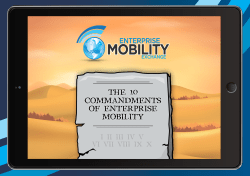 THE 10 COMMANDMENTS OF ENTERPRISE MOBILITY