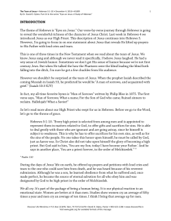 The Tears of Jesus - Green Acres Baptist Church