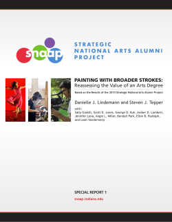 PAINTING WITH BROADER STROKES: