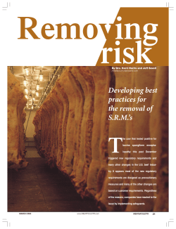 Developing Best Practices for the Removal of S.R.M.`s