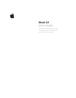 iBook G4 Mid 2005 User`s Guide