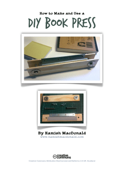 DIY Book Press