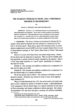 the stability problem in shape, and a whitehead theorem in pro