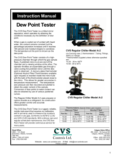 Dew Point Tester