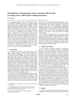 Intensification of extratropical cyclones associated with the polar jet