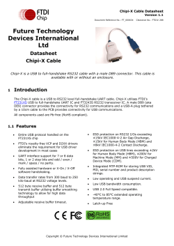 Chipi-X Cable