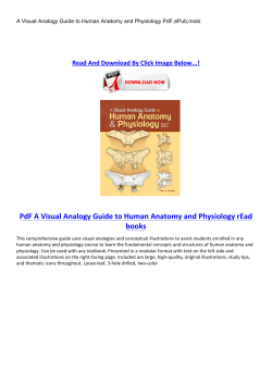 PdF A Visual Analogy Guide to Human Anatomy and