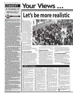 A mockery of democracy!
