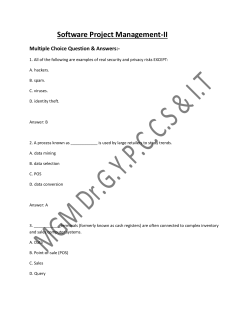 Software Project Management-II