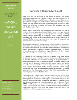 National Energy Education Act