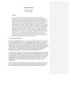 2001 IJIS paper Computer Security final w refs as