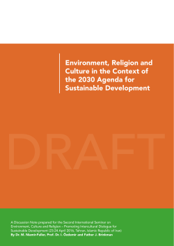 Discussion Note - Journey Of The Universe