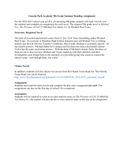 LPA 9th Grade Summer Reading 2016