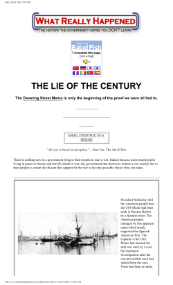 the lie of the century