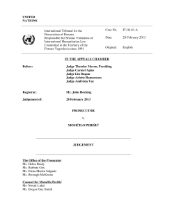 UNITED NATIONS Case No. IT-04-81