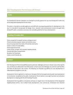 26.0 Development Permit Areas (All Areas)