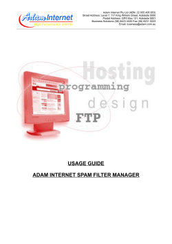 Spam Filter Manager