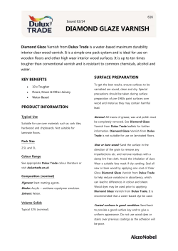 diamond glaze varnish - Dulux Trade Paint Expert