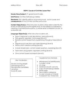 SIOP&reg; Lesson Plan Template 1 - Language Acquisition Resources