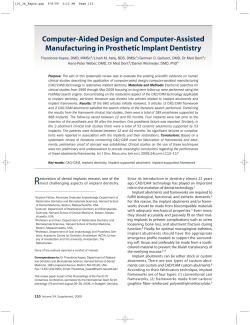Article as PDF - ITI International Team for Implantology