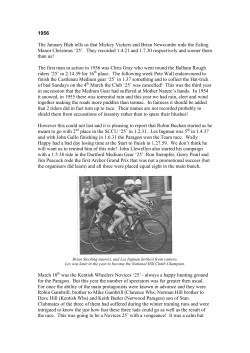 1956 The January Blah tells us that Mickey Vickers and Brian