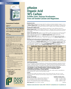 pHusion Organic Acid 30% Carbon