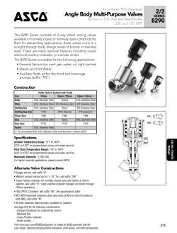Angle Body Multi-Purpose Valves