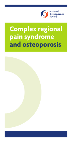 CRPS and Osteoporosis