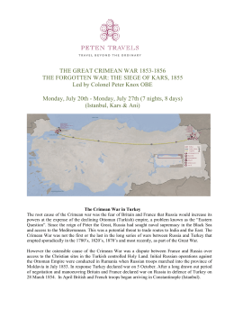 THE GREAT CRIMEAN WAR 1853-1856 THE FORGOTTEN WAR