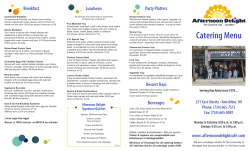 AD Catering Menu 05-17