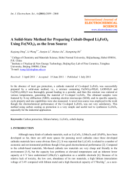 A Solid-State Method for Preparing Cobalt