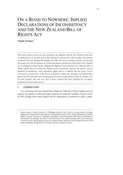 pdf Declarations of Inconsistency - Victoria University of Wellington
