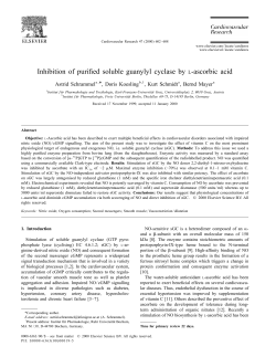 Inhibition of purified soluble guanylyl cyclase by L
